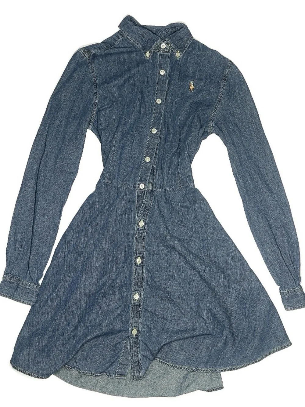 Girls dress by Ralph Lauren polo - girls Denim dress Button-Front dress size 14